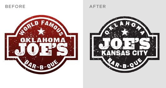 Joe's Kansas City Logo comparison