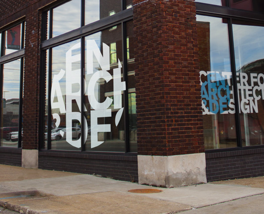 Signage for Center for Architecture and Design