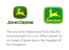 Shiny new John Deere logo